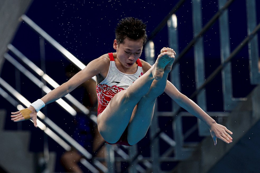 Hongchan Quan: la clavadista de 14 años que ganó oro con dos saltos perfectos