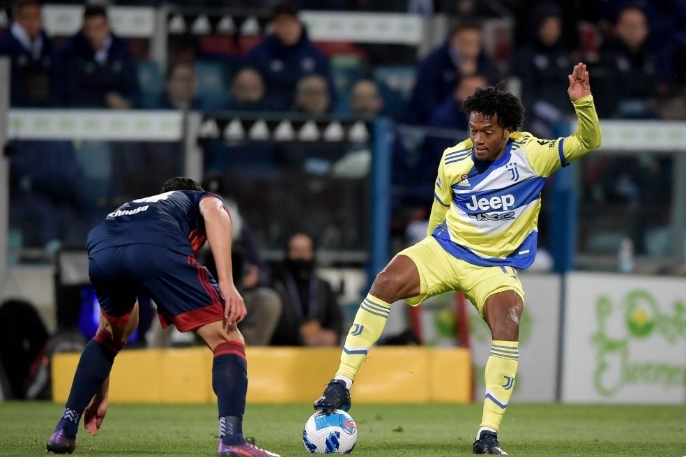 Con asistencia de Cuadrado, Juventus venció a Cagliari de visitante