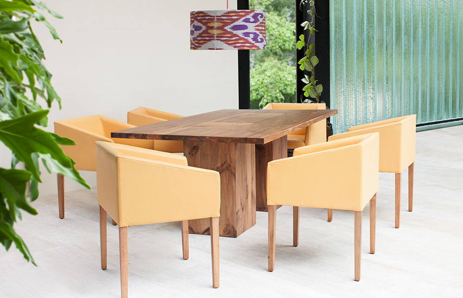 Nuevas tendencias en muebles con cuero y madera