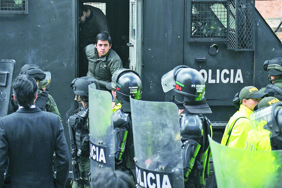 La audiencia de garantías contra los sospechosos del ataque al Andino cumplió ayer tres días. / Mauricio Alvarado - El Espectador