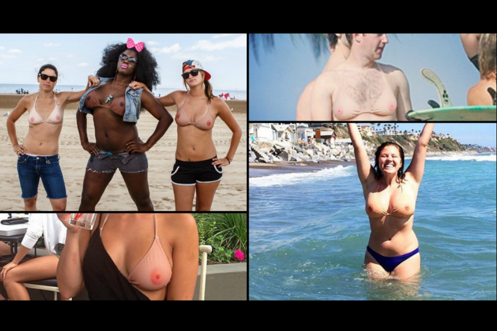 La polémica tendencia del bikini que “Libera al pezón”