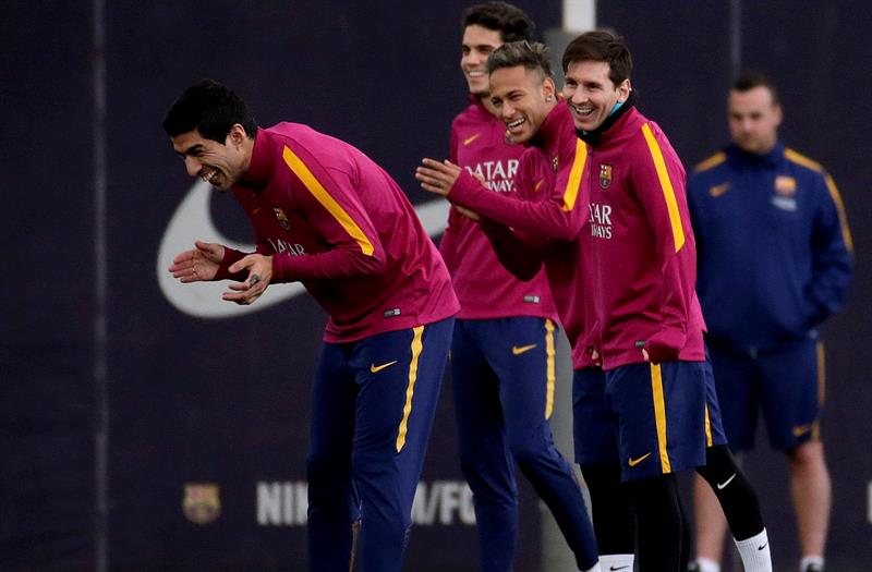 Lionel Messi regresó a entrenamiento con Barcelona