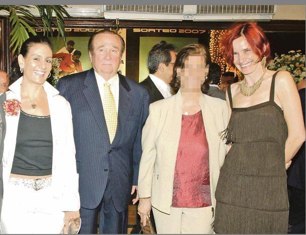 María Clemencia Pérez de Leoz, Nicolás Leoz y Zorana Danis.