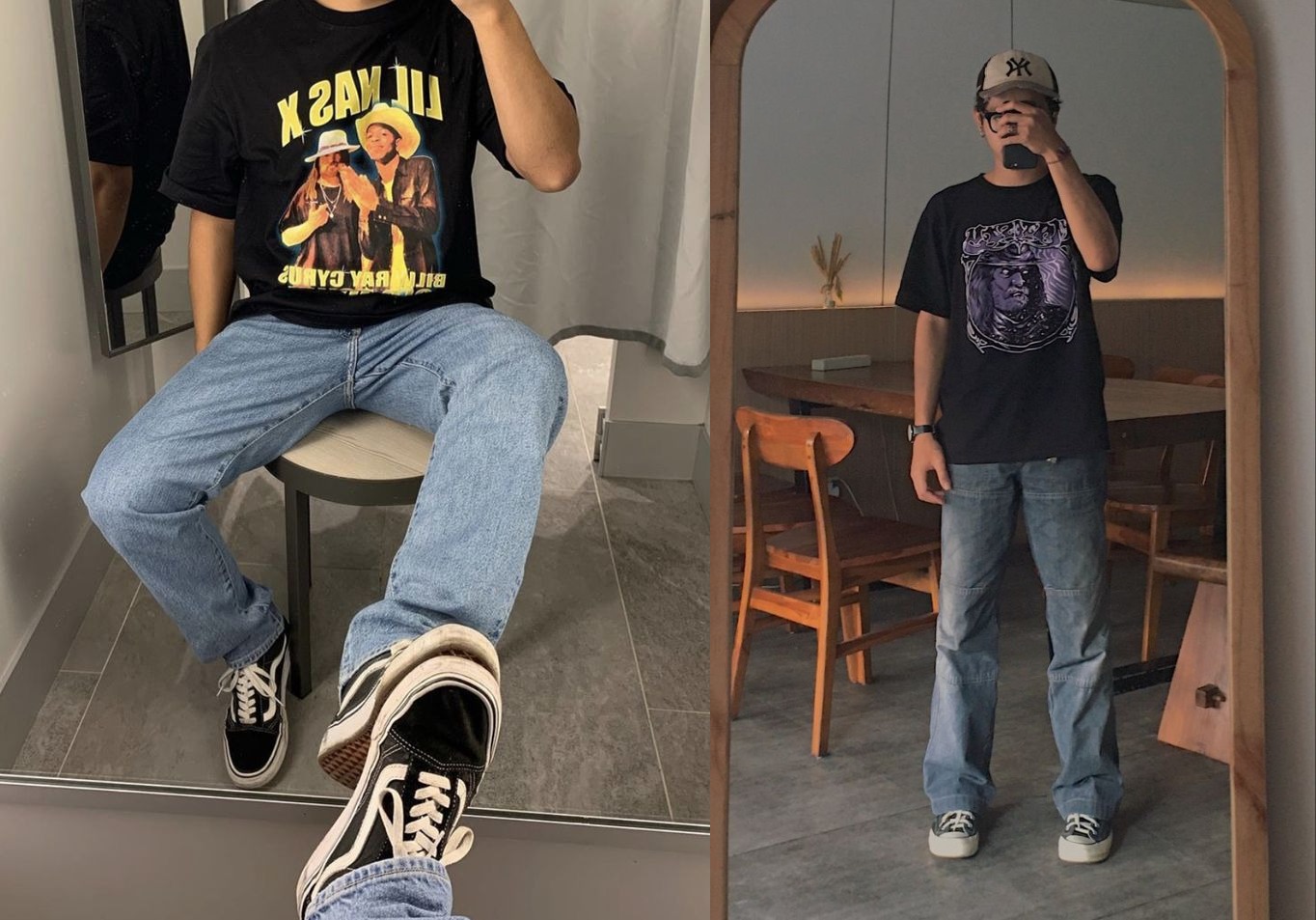 Este look se basa en la comodidad sin sacrificar el estilo.
