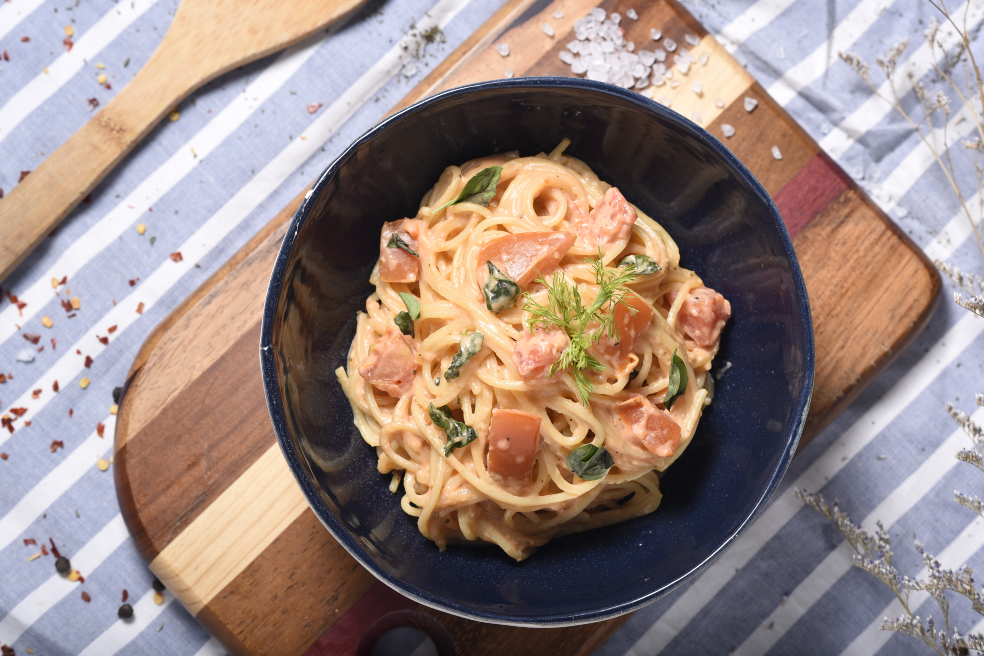 Receta del día: pasta al teléfono