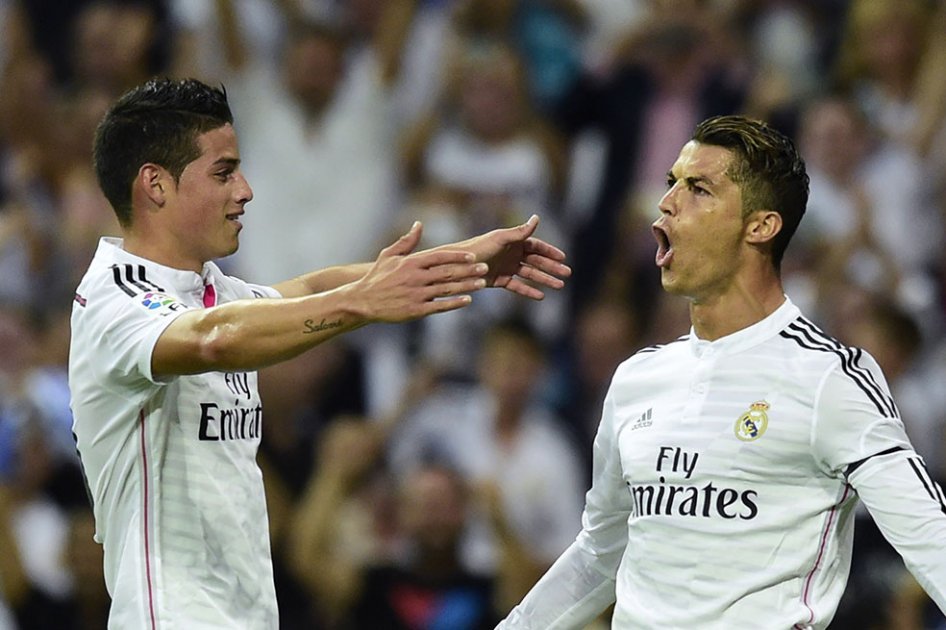 James y Ronaldo lideran la convocatoria del Madrid para enfrentar al Basilea