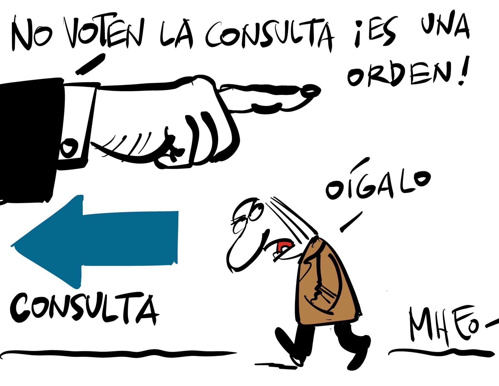 No voten en la consulta...