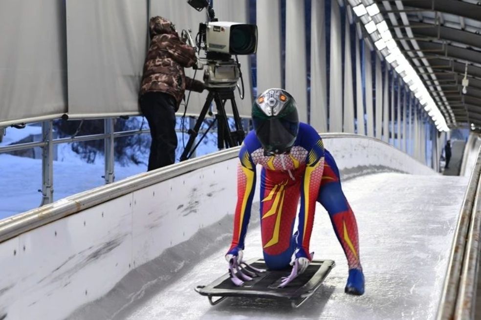 Laura Vargas, la primera colombiana en competir en el Mundial de Skeleton