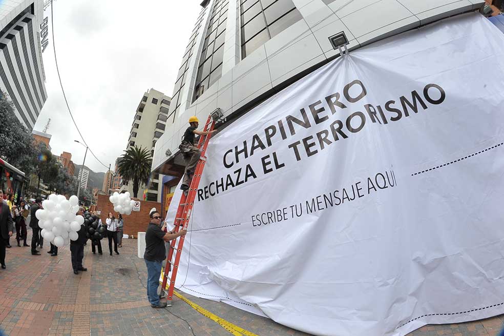 Clamor contra el terrorismo en Bogotá