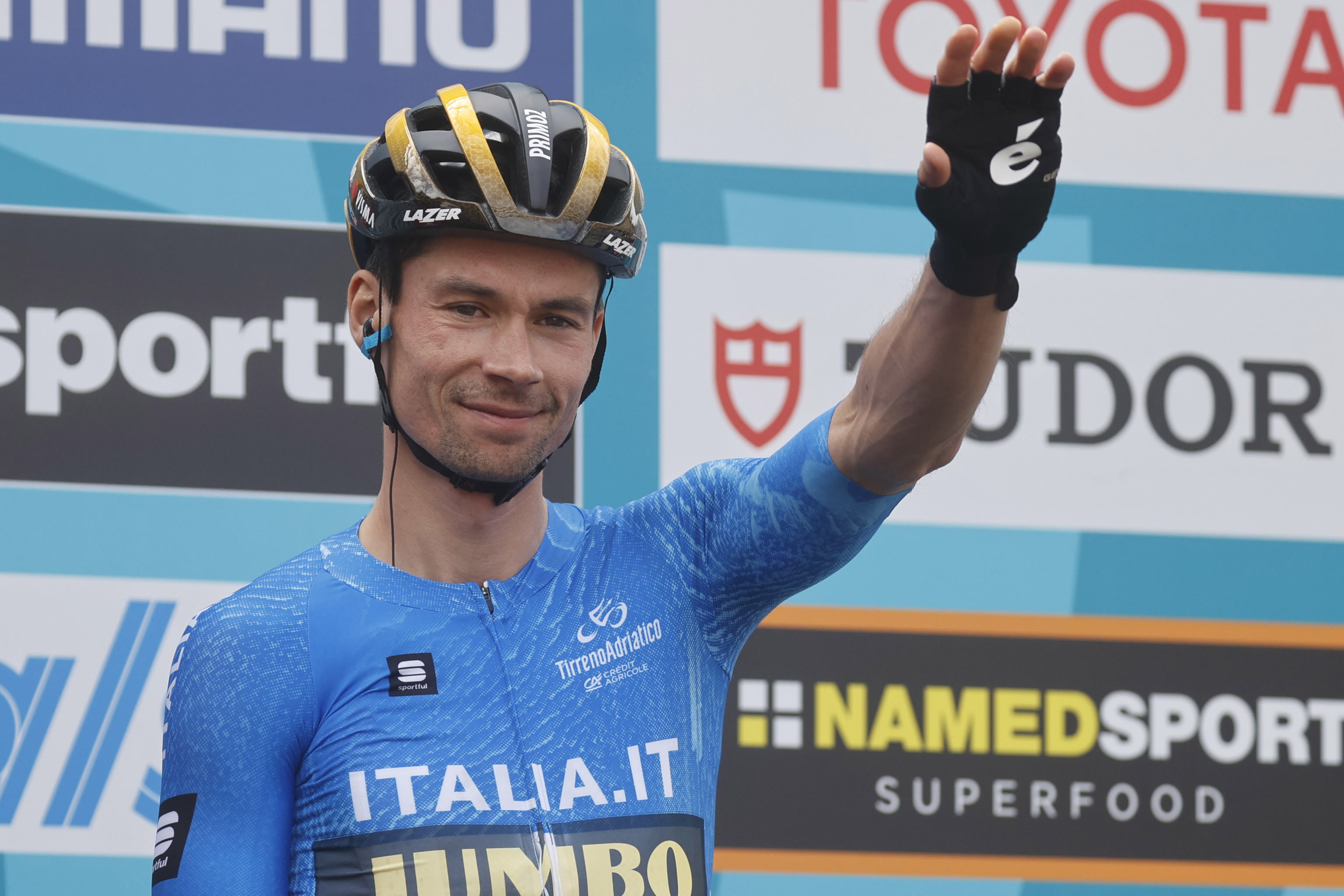 Primoz Roglic obtuvo su tercera victoria consecutiva en la Tirreno-Adriático