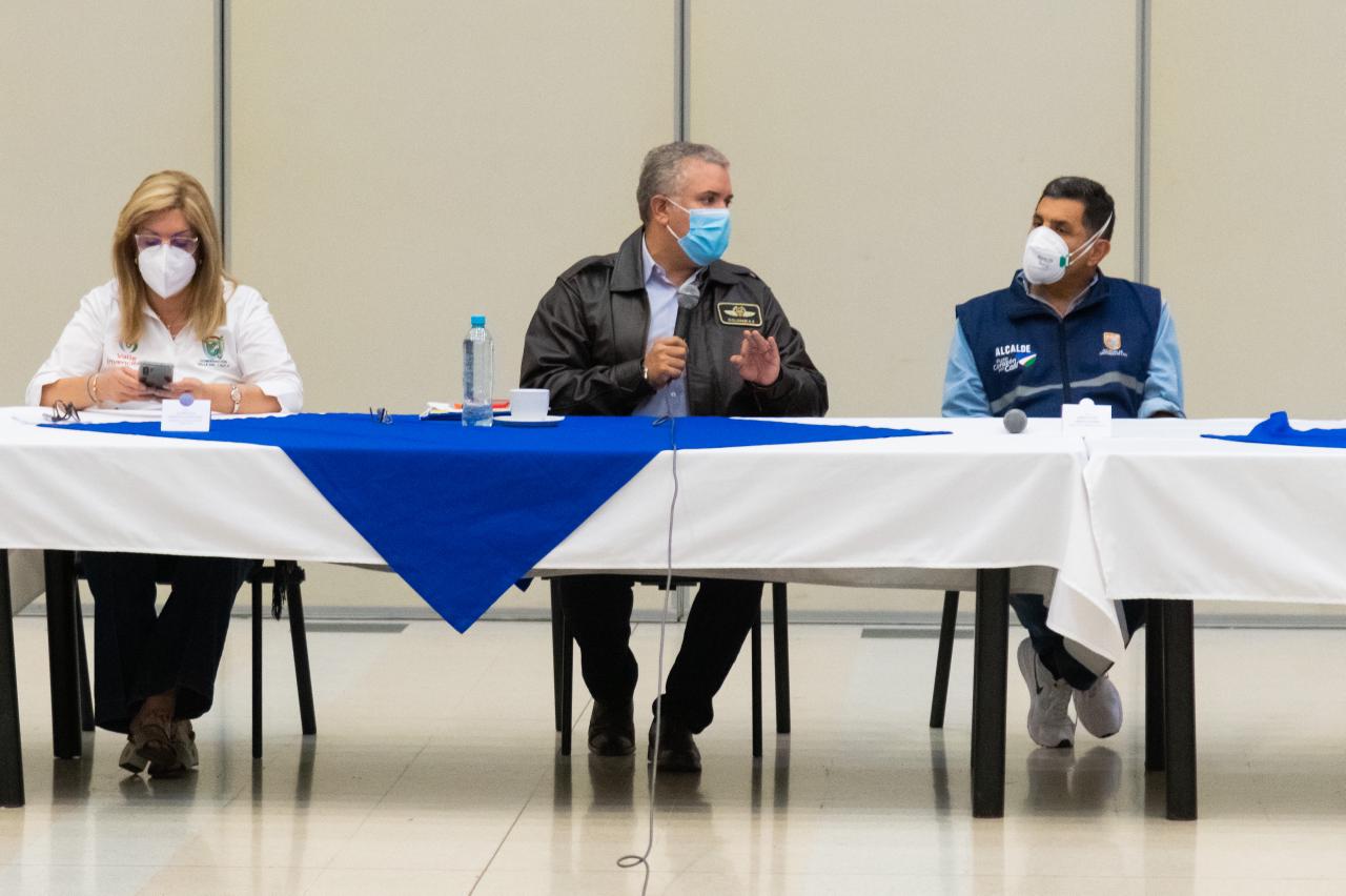 Visita relámpago de Duque en Cali: desarrolló consejo de seguridad en la madrugada