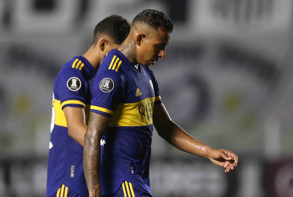 Copa Libertadores: con Sebastián Villa todo el partido, Boca perdió ante Santos
