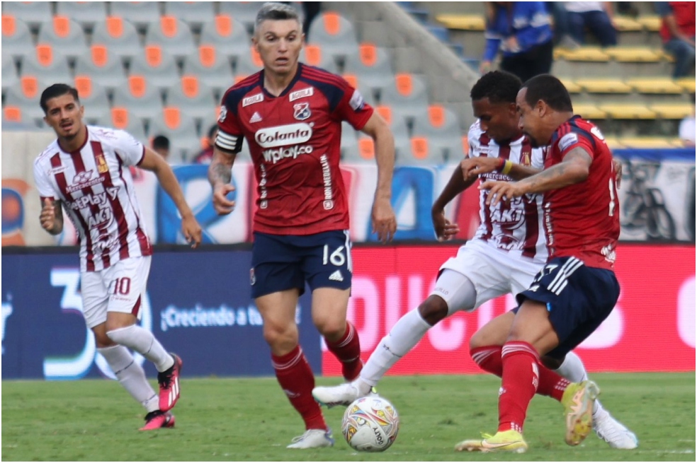 Medellín y Deportes Tolima se enfrentaron en el estadio Atanasio Girardot, por la undécima fecha de la Liga BetPlay.