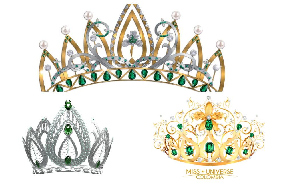 Miss Universe Colombia presenta los diseños finalistas de la nueva corona