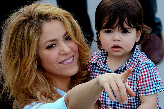 Shakira trajo a su hijo Milan por primera vez a Colombia