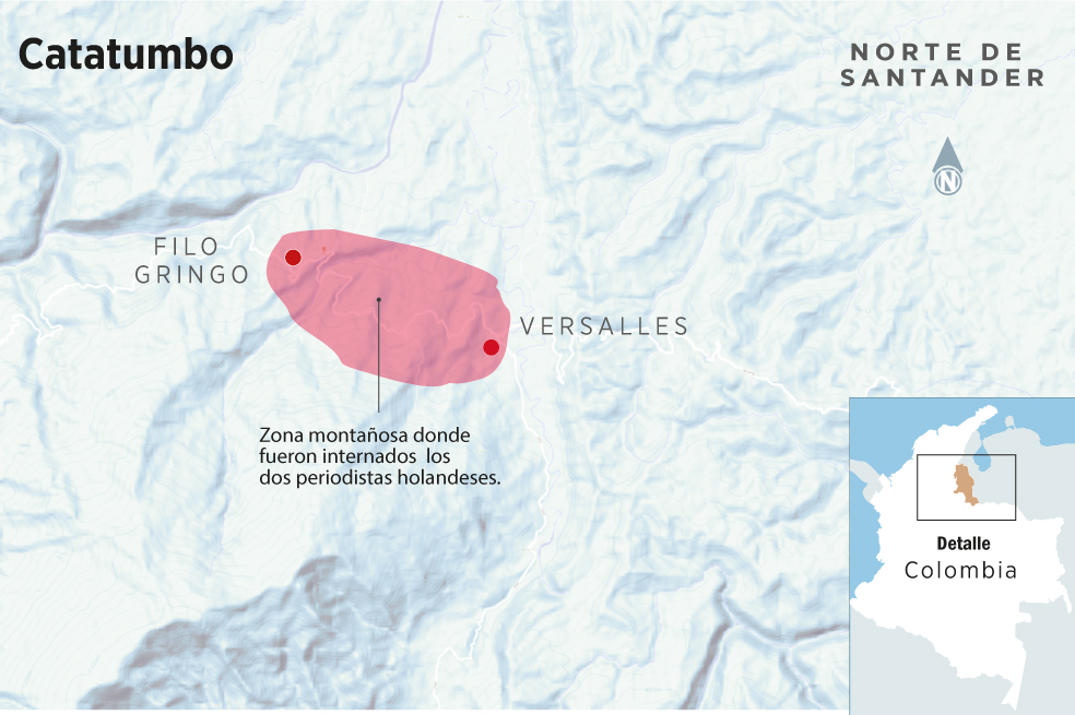 Comisión humanitaria busca liberación de periodistas holandeses