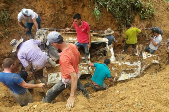 Aumenta a nueve el número de muertos por deslizamiento de tierra en El Tambo, Cauca