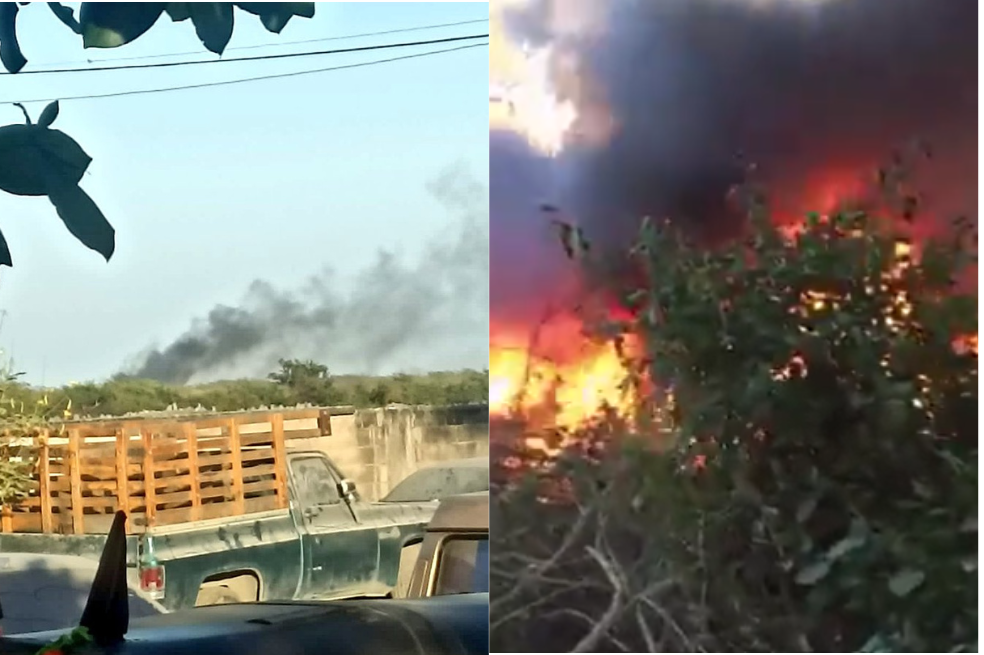 Cayó un helicóptero en Soledad, Atlántico