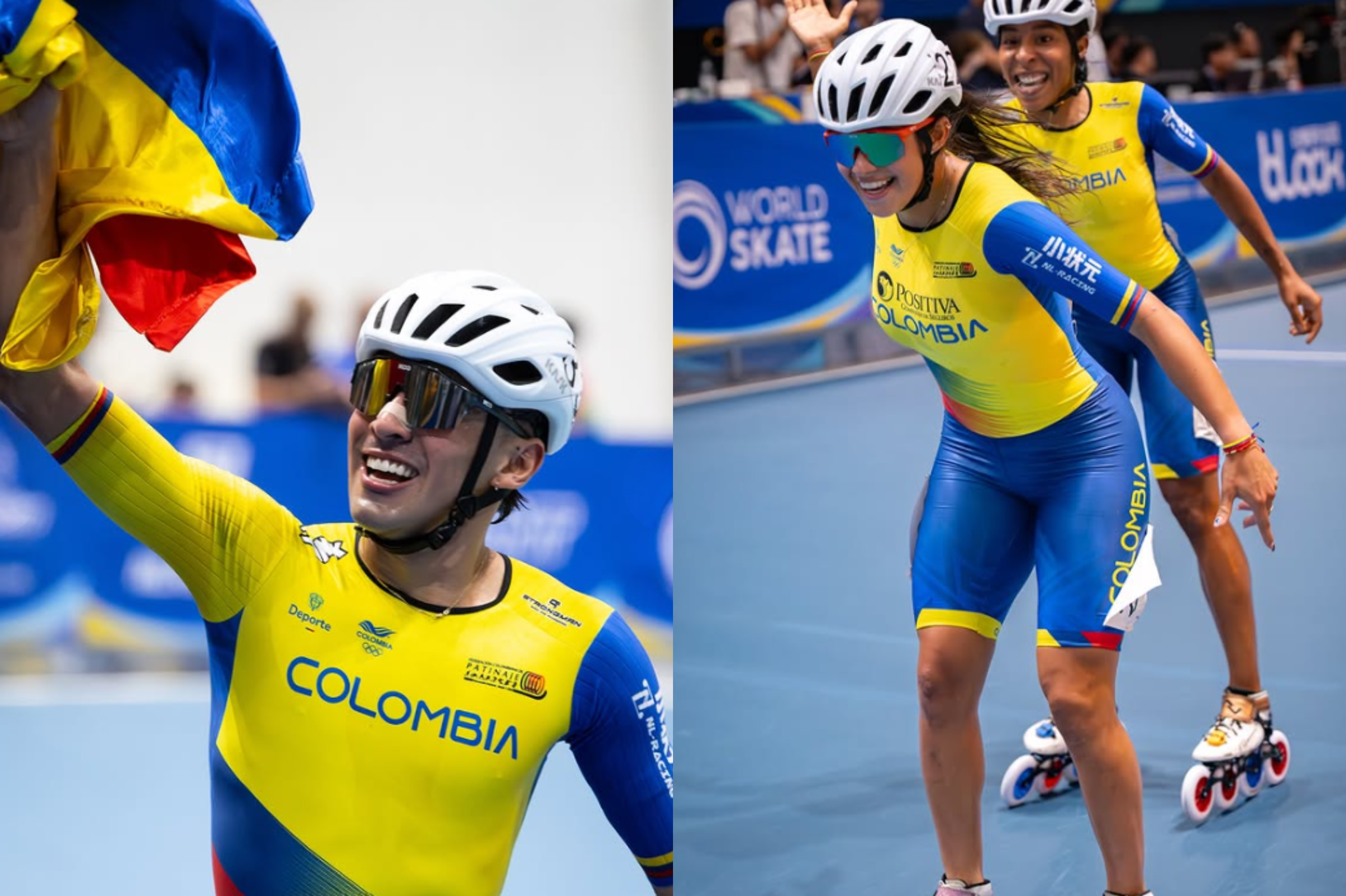 Así va el medallero en el Mundial de Patinaje en China: Colombia arrasa
