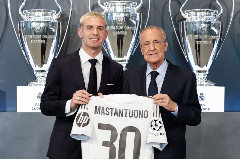 Real Madrid presentó a su nueva joya: Franco Mastantuono