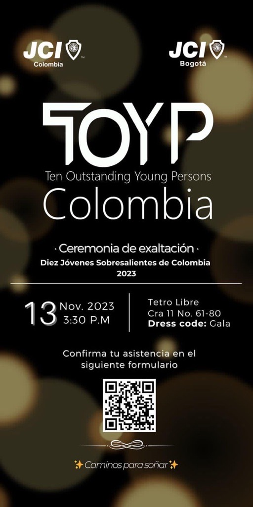 El evento se lleva a cabo cada año e invita a jóvenes brillantes que ha impactado a su país en diferentes campos de acción.