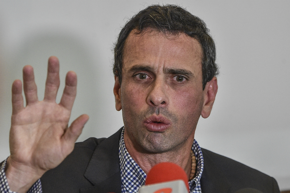 Se materializó un golpe de Estado en Venezuela: Henrique Capriles