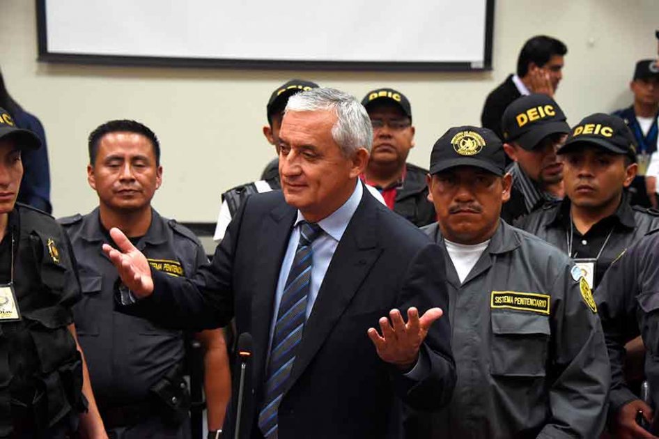 Procesan y encarcelan a expresidente guatemalteco Otto Pérez por corrupción