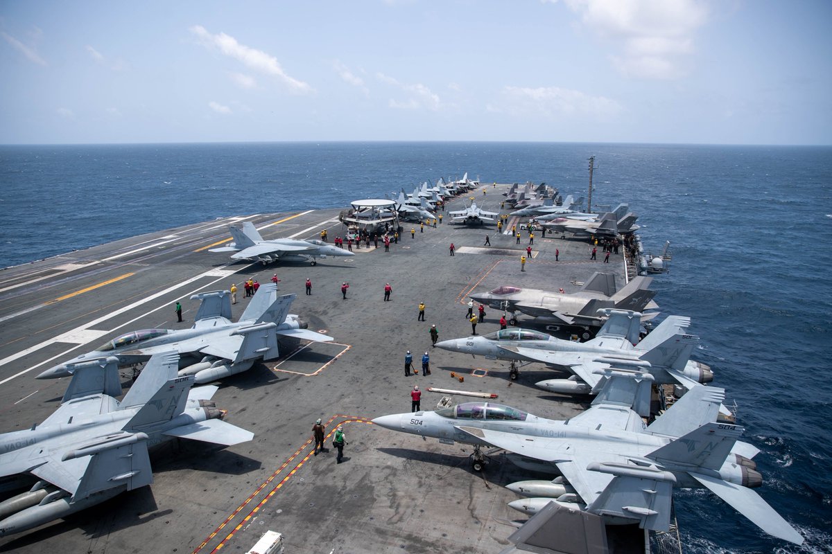 Nuevo portaaviones de EE. UU. entra a Oriente Medio tras polémica con el USS Abraham Lincoln