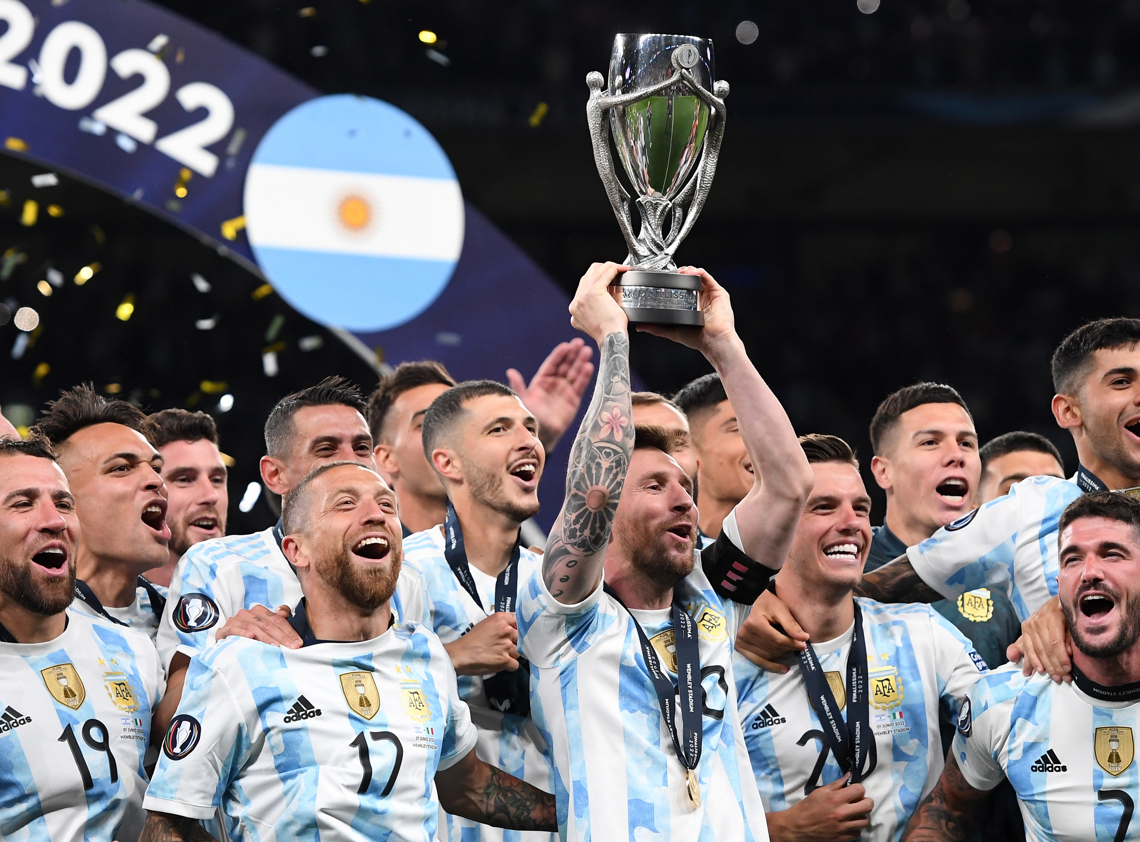 De la mano de Messi, Argentina se quedó con la  ‘Finalissima’