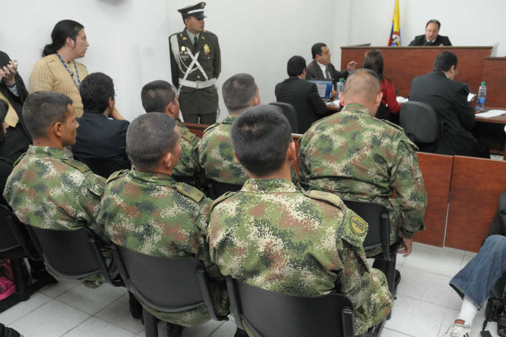 ‘No a la ampliación del fuero militar’