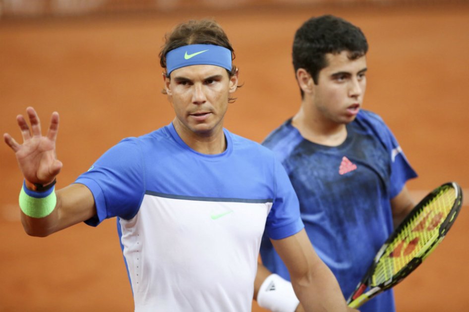 Nadal se estrena en Hamburgo con derrota en la primera ronda de dobles
