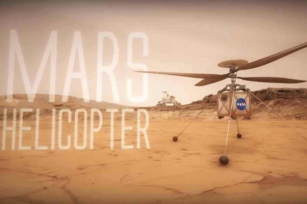 Este es el primer helicóptero que la NASA quiere enviar a Marte