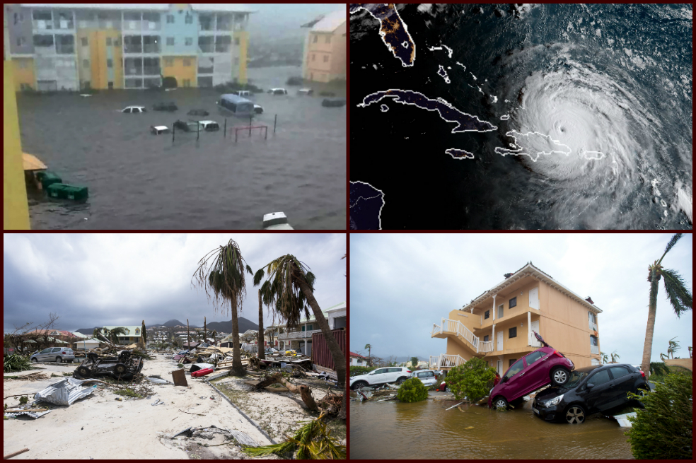 Imágenes del desastroso paso del huracán Irma por el Caribe