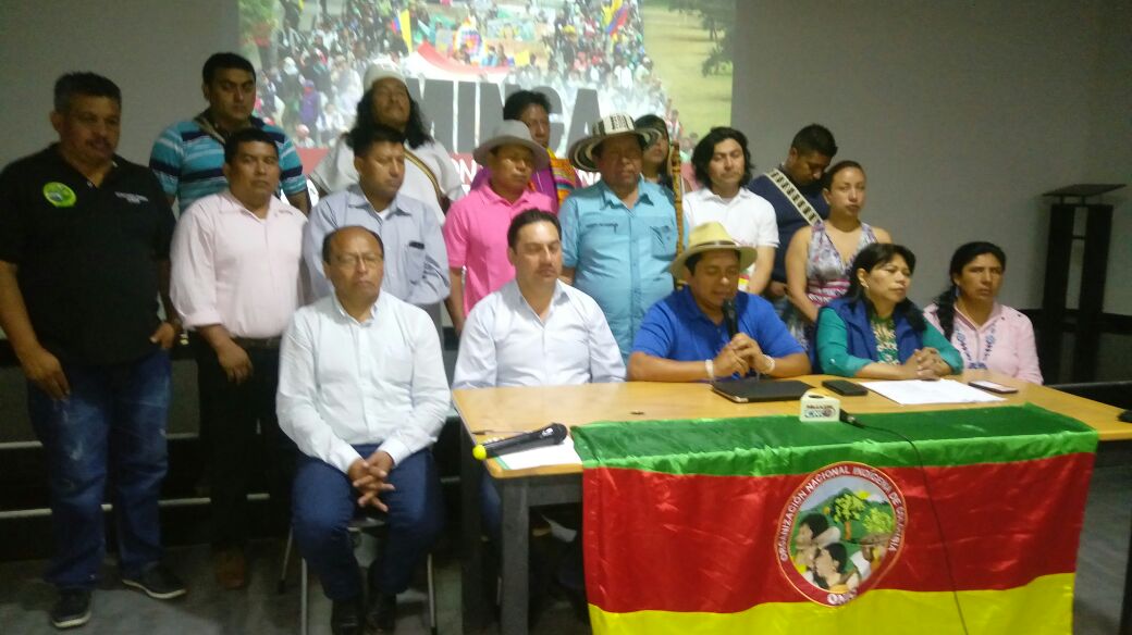 Indígenas esperan que "en esta oportunidad el gobierno cumpla los acuerdos"