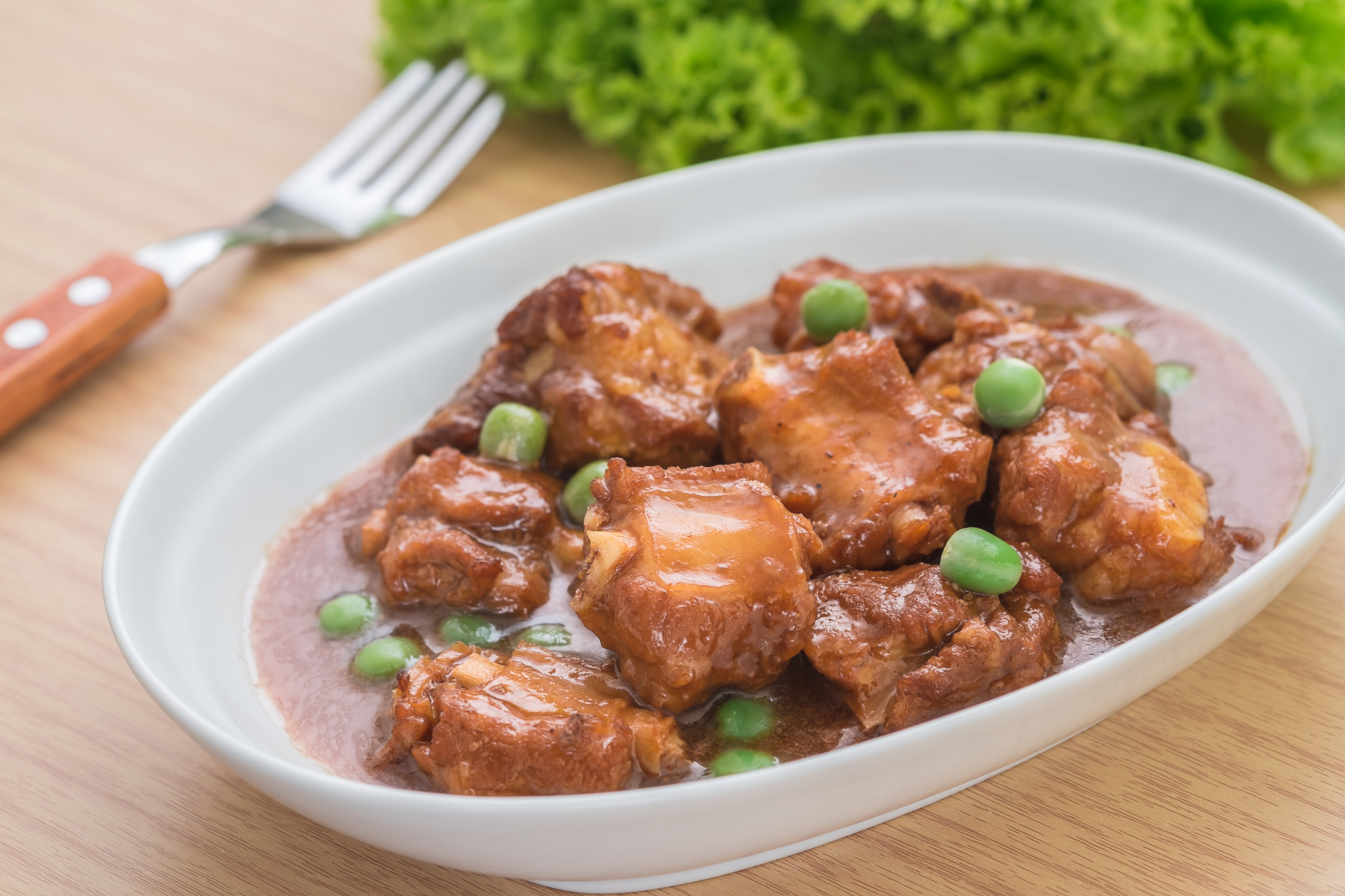 Costillas de cerdo guisadas