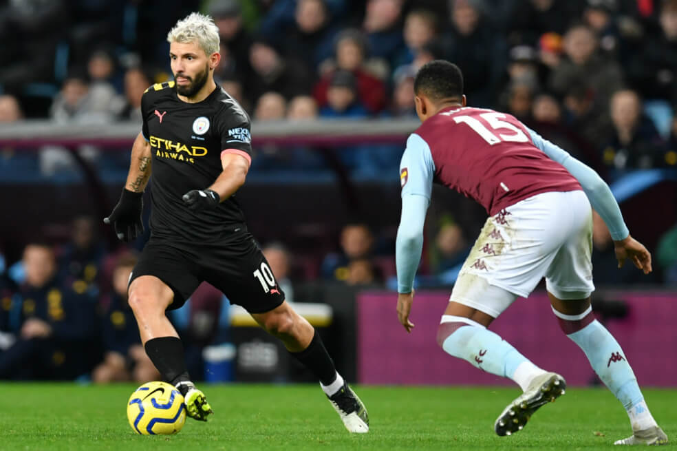 El Manchester City recorta ventaja del Liverpool, goleo 6-1 al Aston Villa