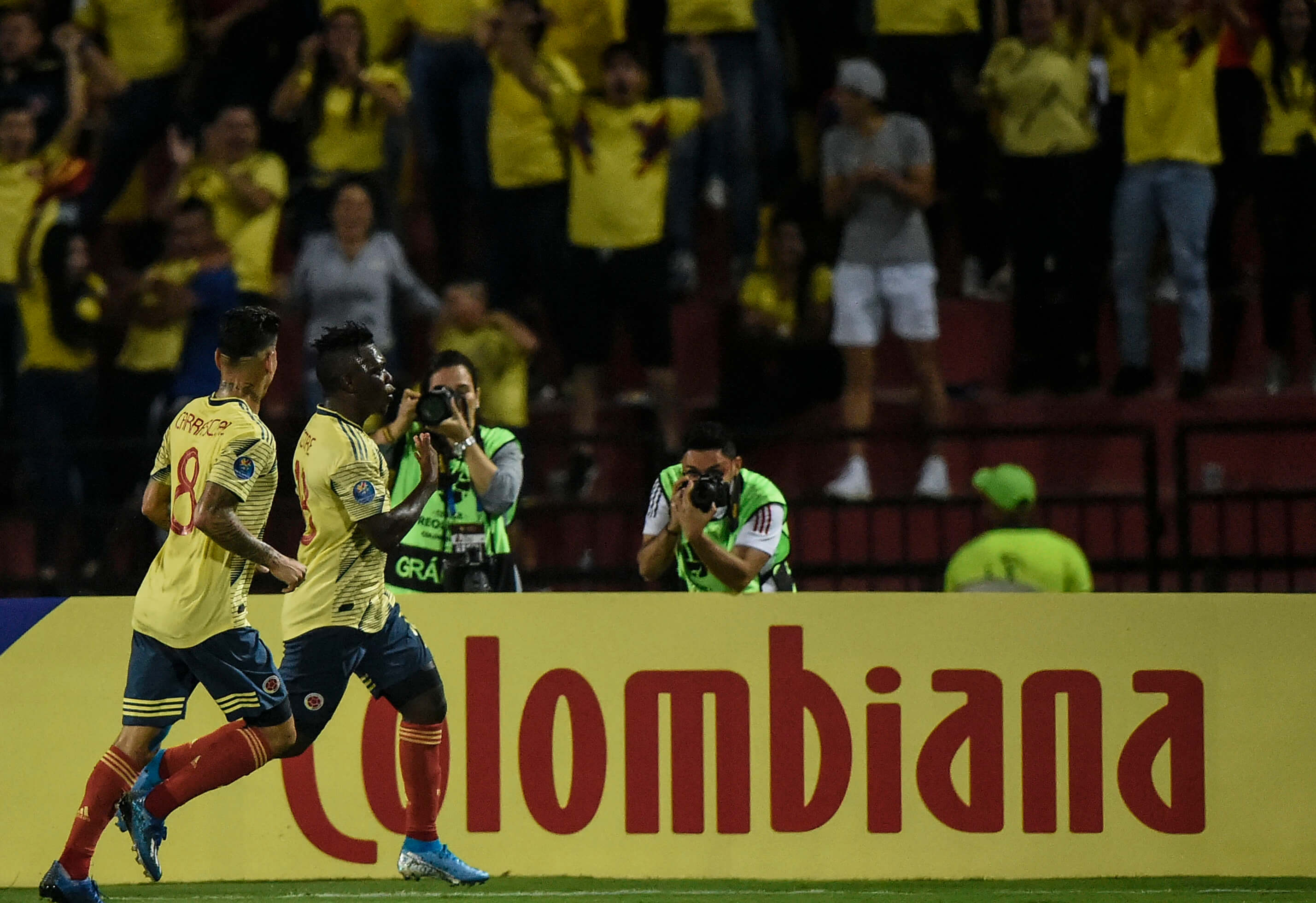 Sufriendo, Colombia salvó el empate ante Brasil en la fase final del preolímpico