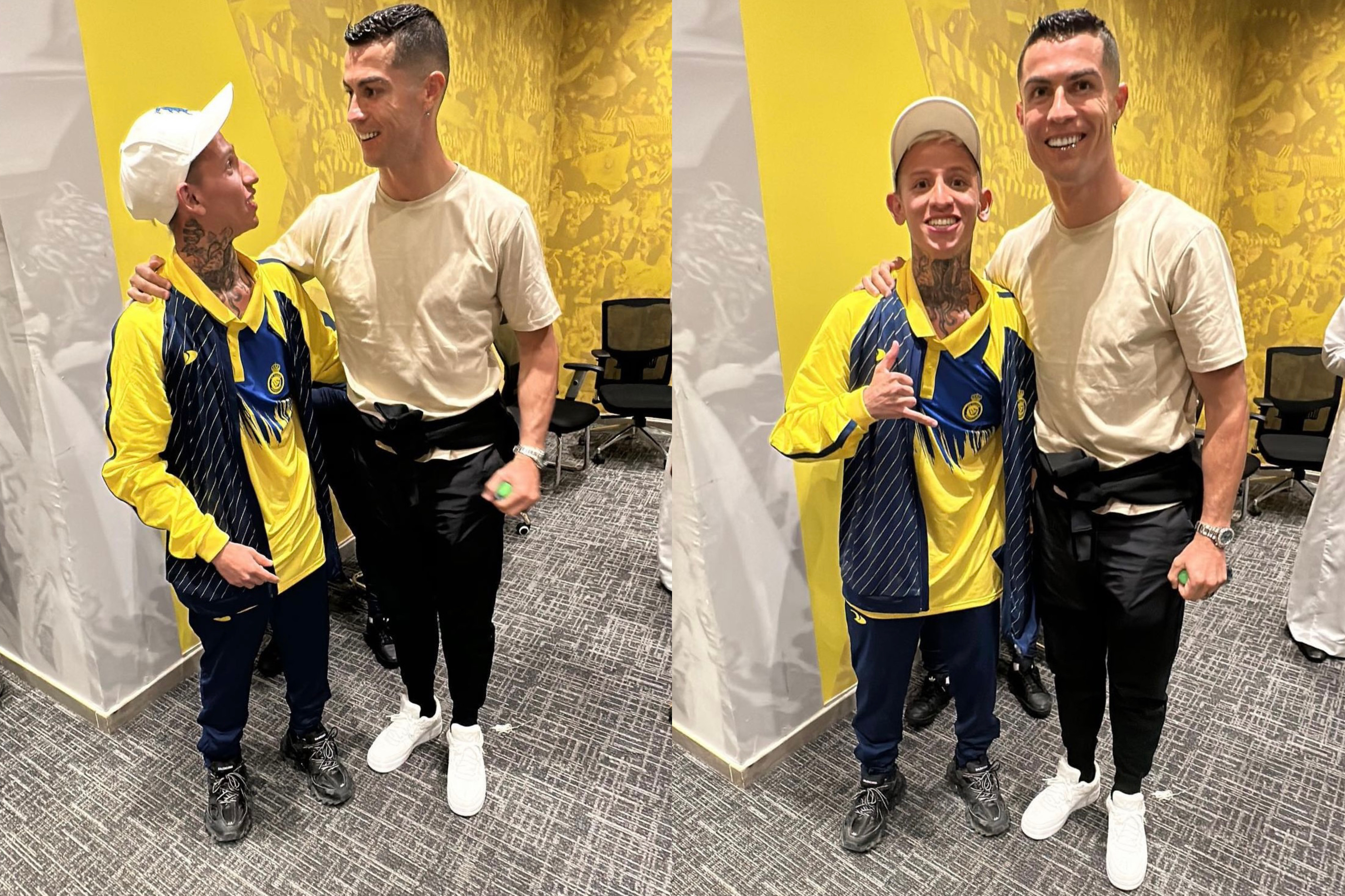 La Liendra reveló detalles de su encuentro con Cristiano Ronaldo en Arabia Saudita