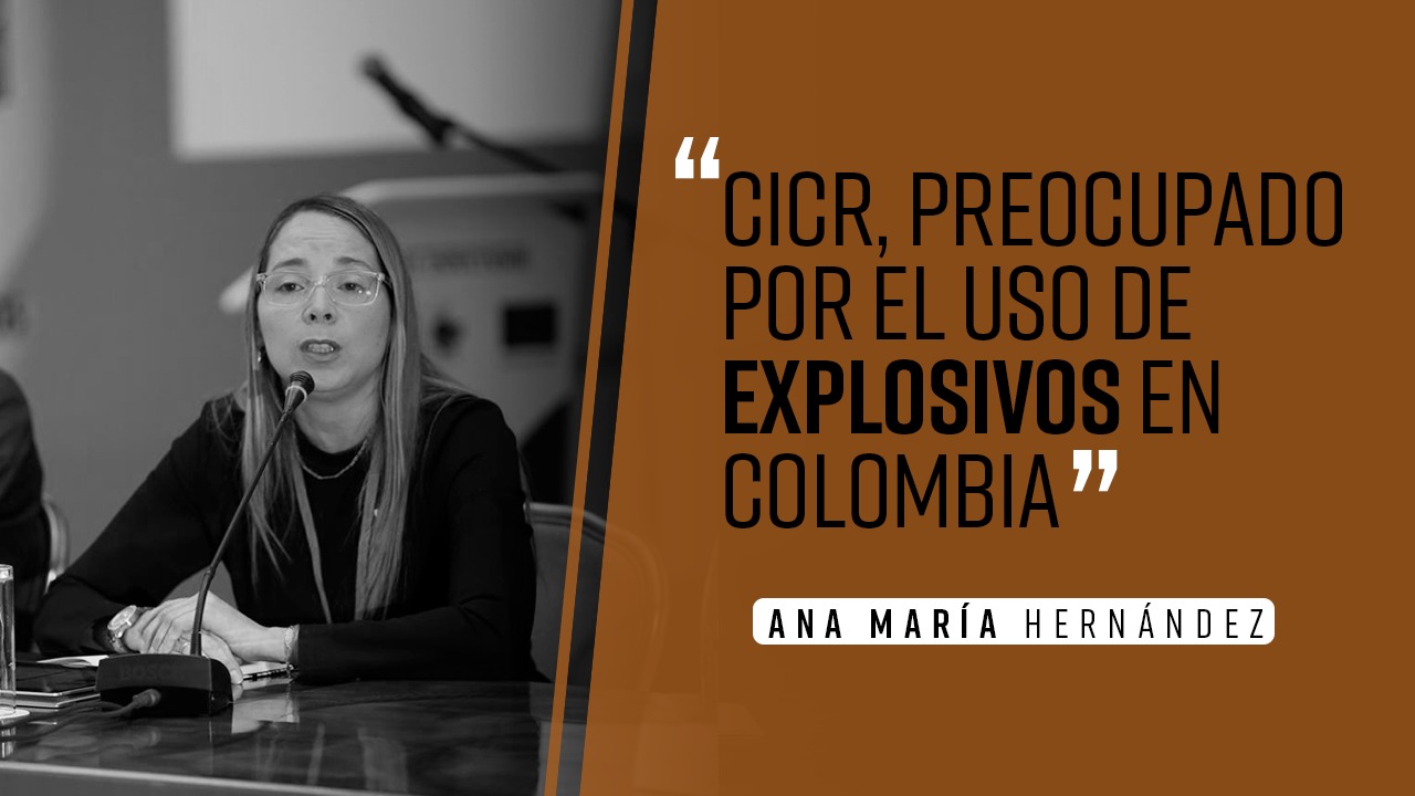 CICR, preocupado por el uso de explosivos en Colombia