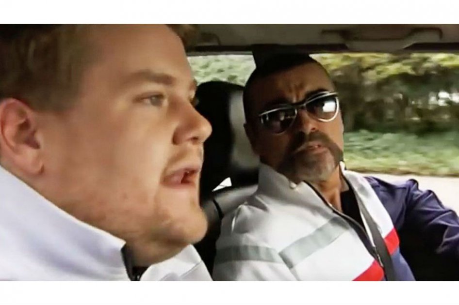 James Corden estuvo junto a George Michael en el programa Comic Relief de BBC, en 2011.