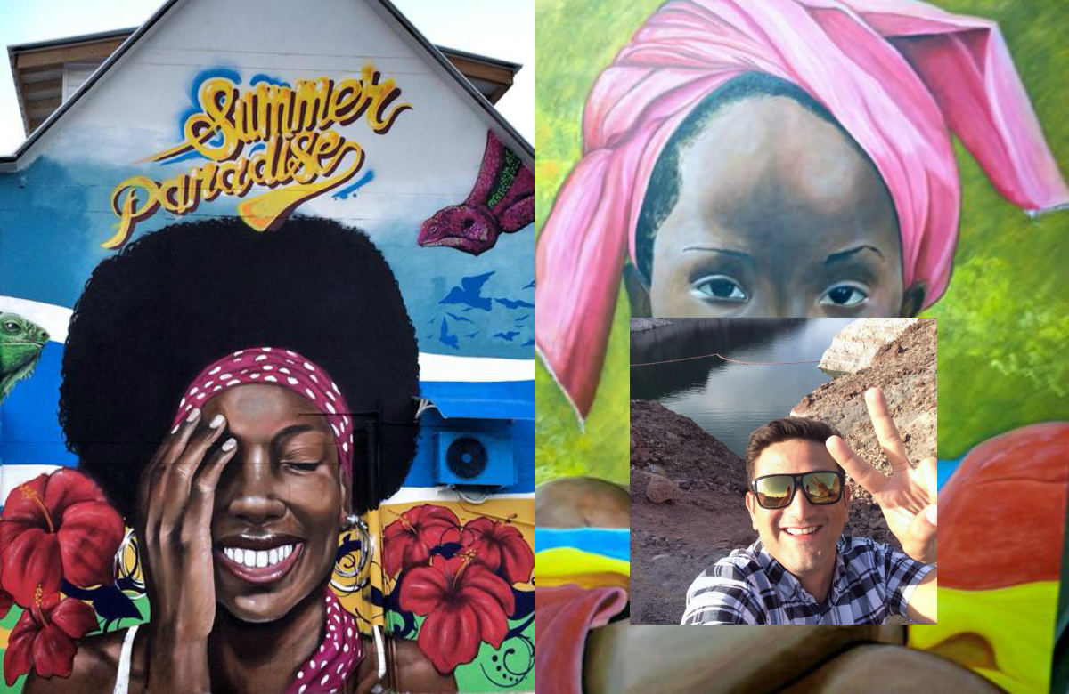 Conozca a Carlos Villarreal, el artista que llenó de color a San Andrés