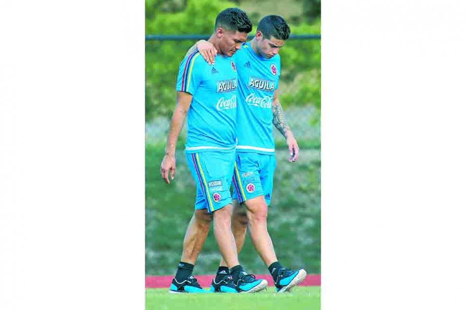 James Rodríguez, en duda para la eliminatoria