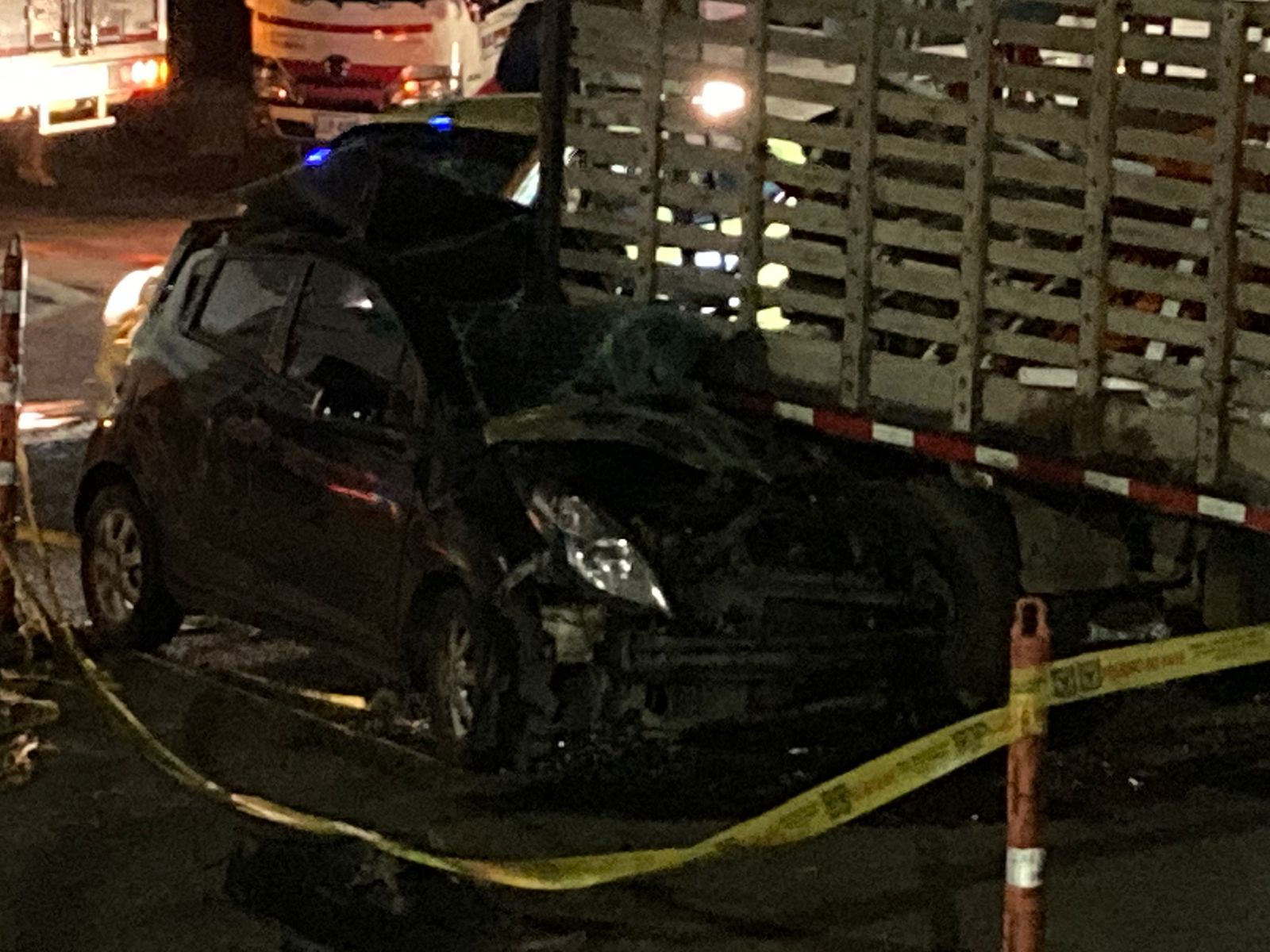 Reportan dos muertos al occidente de Bogotá por exceso de velocidad