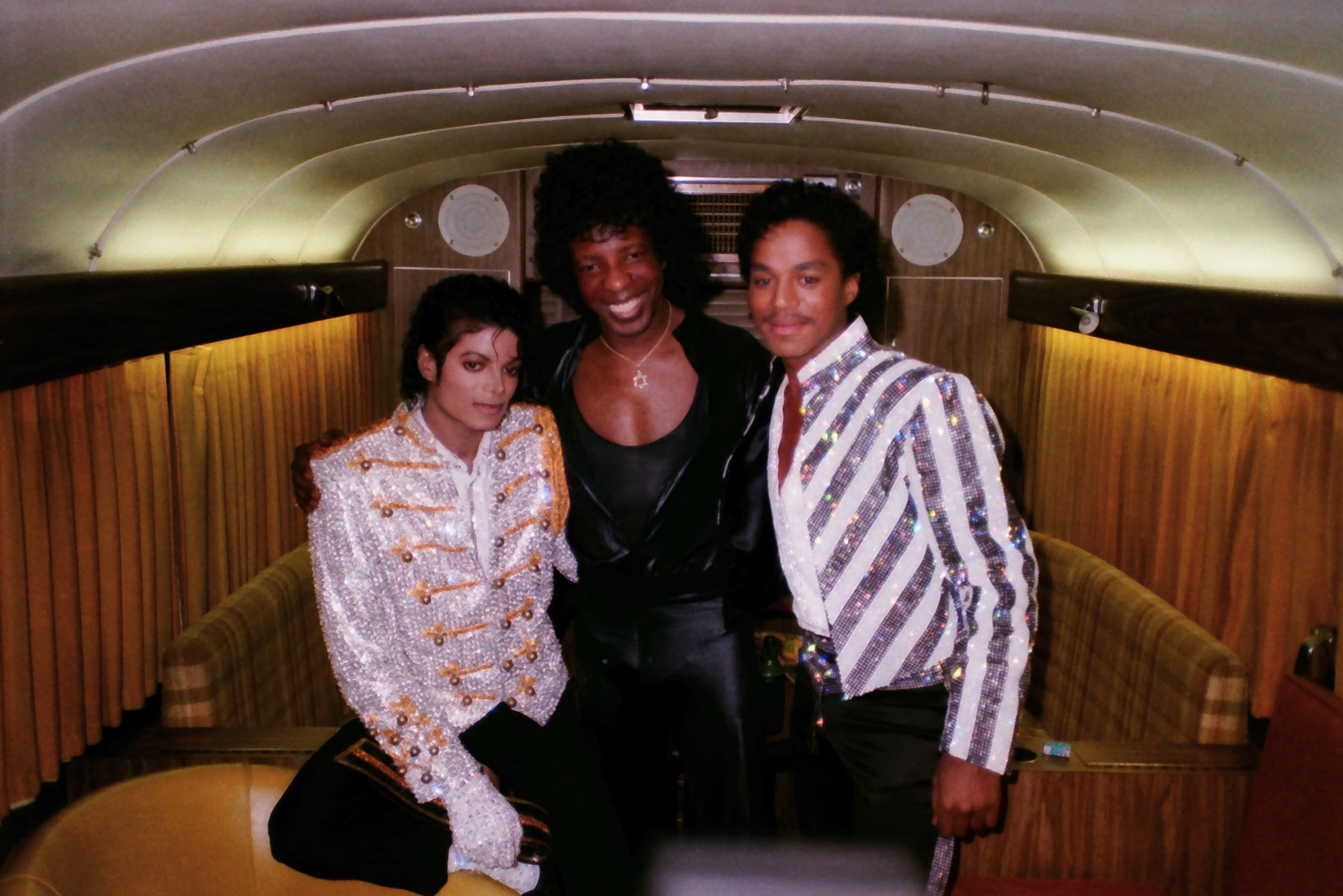Michael Jackson, Sly Stone y Marlon Jackson, Victory Tour, 1984