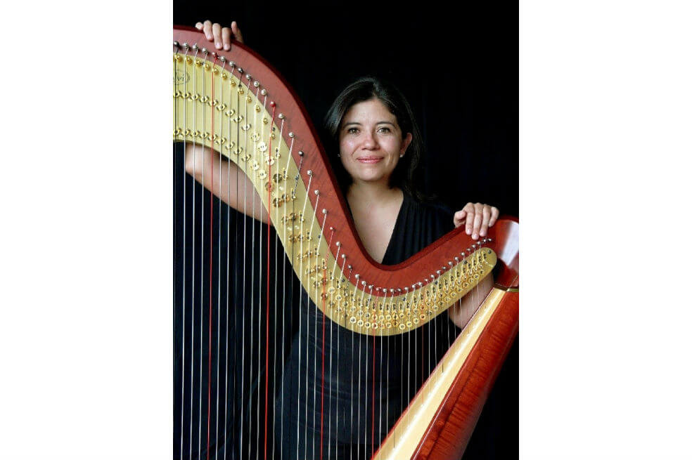 Agéndese para el concierto de arpa y el recital “Mujer y bicentenario”