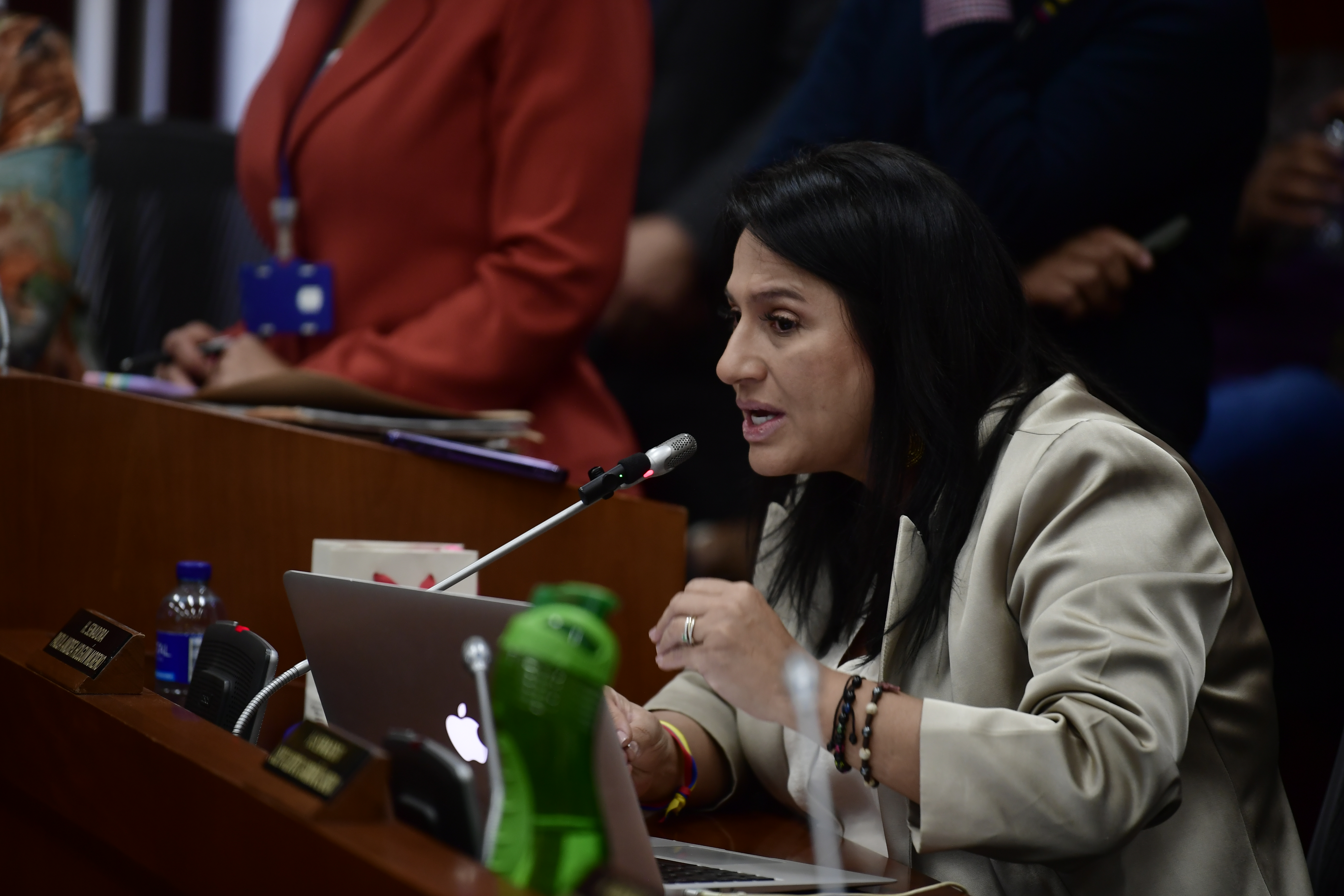 Senadora Paola Holguín pide suspender conmoción interior decretada por gobierno Petro