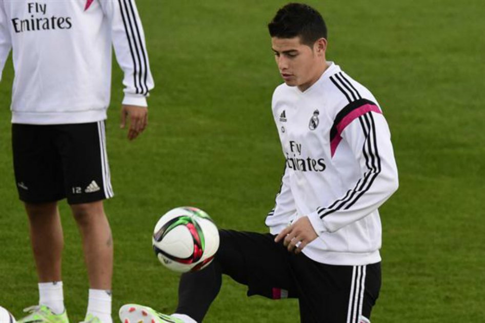 James Rodríguez, en la fase final de su recuperación
