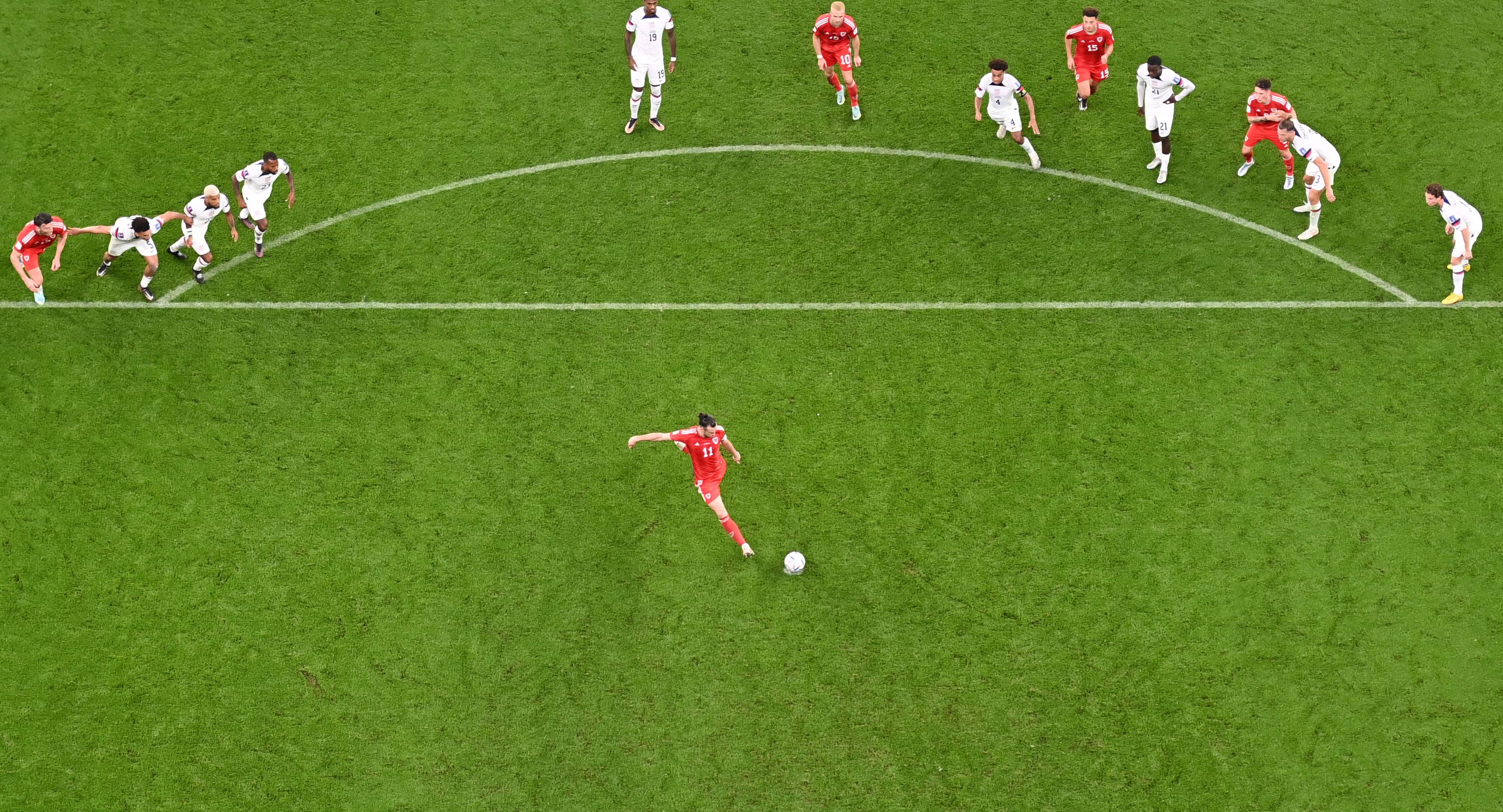 Gareth Bale, así fue su debut en el Mundial de Catar 2022