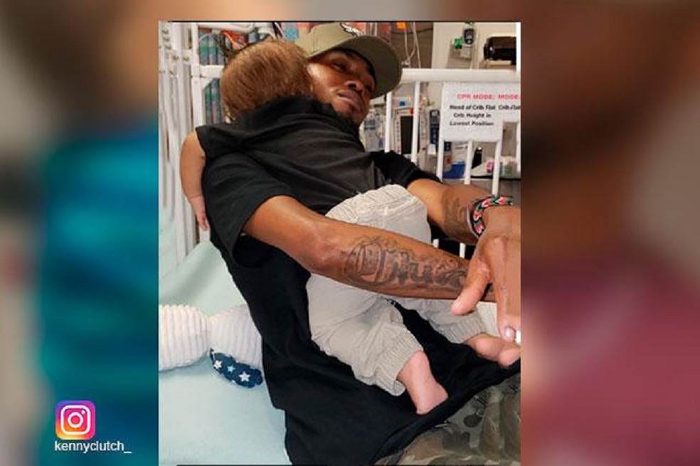 En video: El papá que le baila a su hijo de 15 meses con cáncer en un hospital