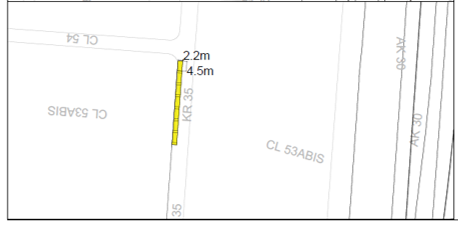 Los residentes del sector solo se verán afectados por los predios localizados sobre el costado oriental de la transversal 28 entre carrera 28 y av. calle 57, quienes a través del carril lento de la calzada oriental de la transversal 28 podrán circular a sus lugares de residencia.